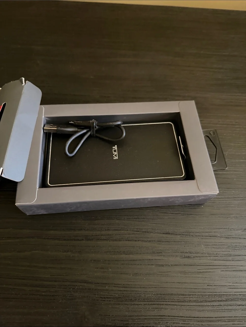 Tumi Black Powerstation Plus XL Portable Charger by Mophie